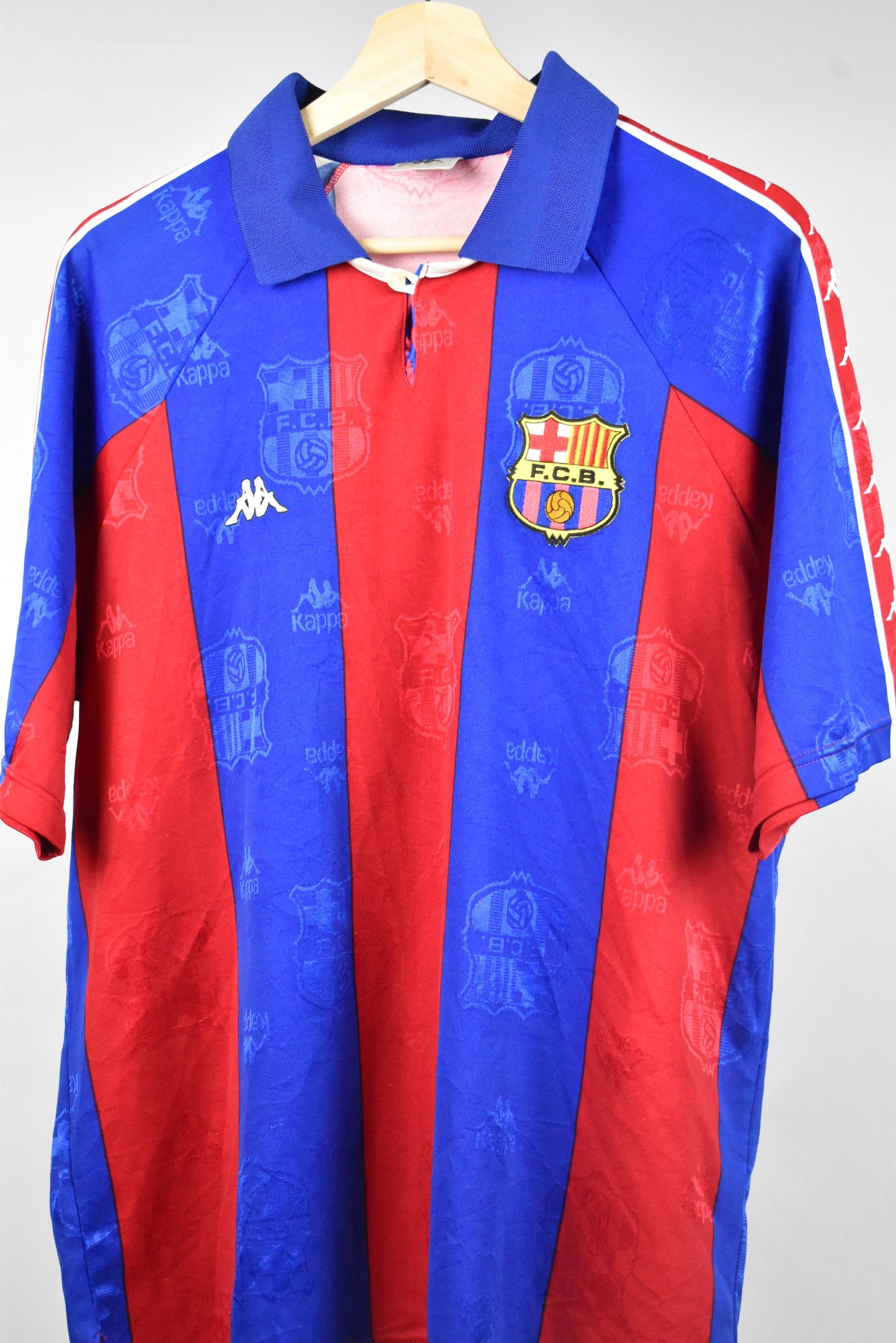 1993/94 Barcelona European Cup shirt #8 (STOICHKOV) - L