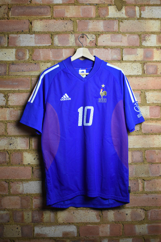2002 France home shirt *ZIDANE #10* - M