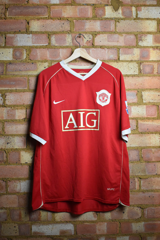 2006/07 Manchester United home shirt *ROONEY #8* - XL
