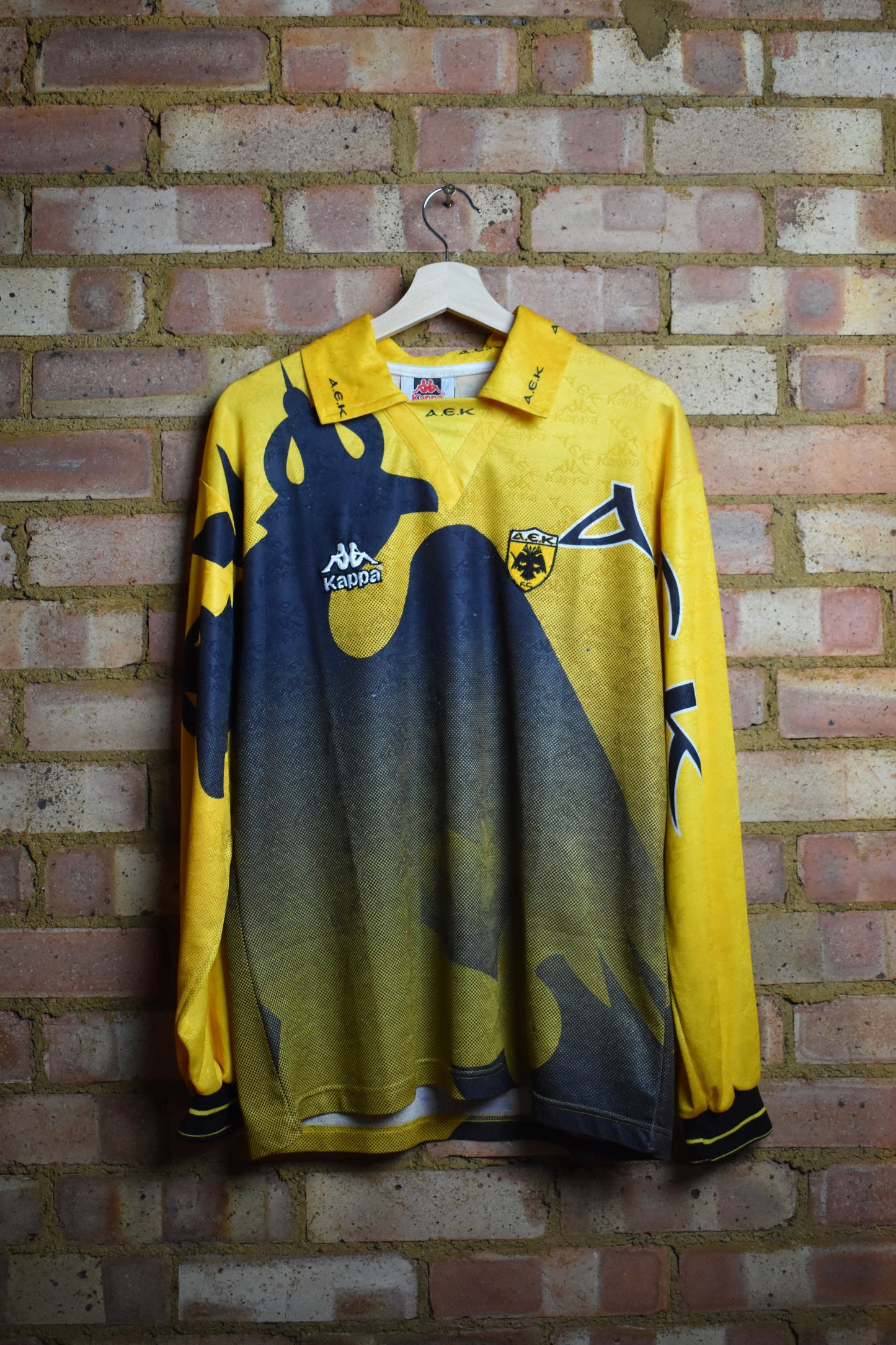 1997/98 AEK Athens home shirt - M