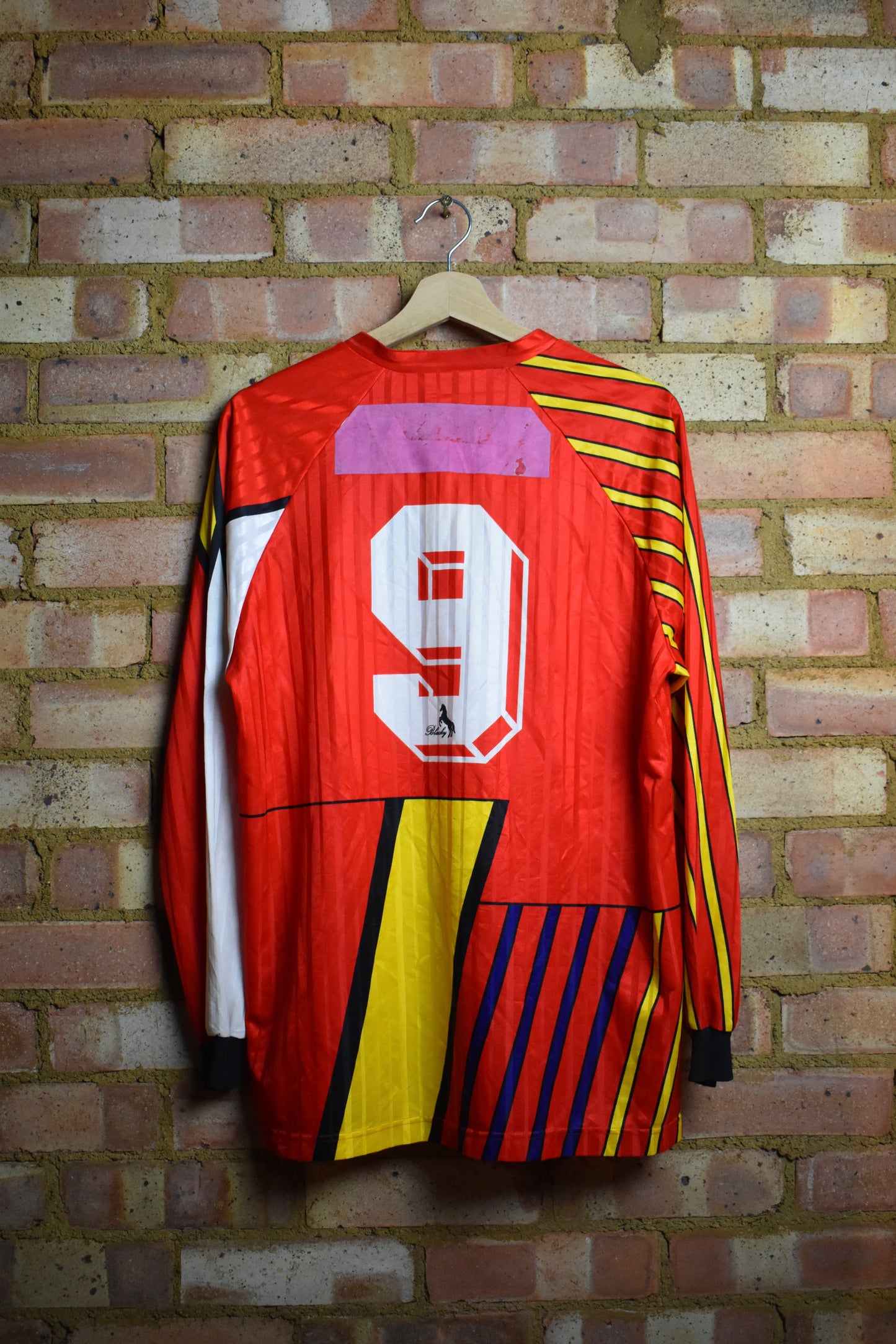 *MATCH WORN/ISSUE* 1990 FC Wettingen shirt #9 - XL