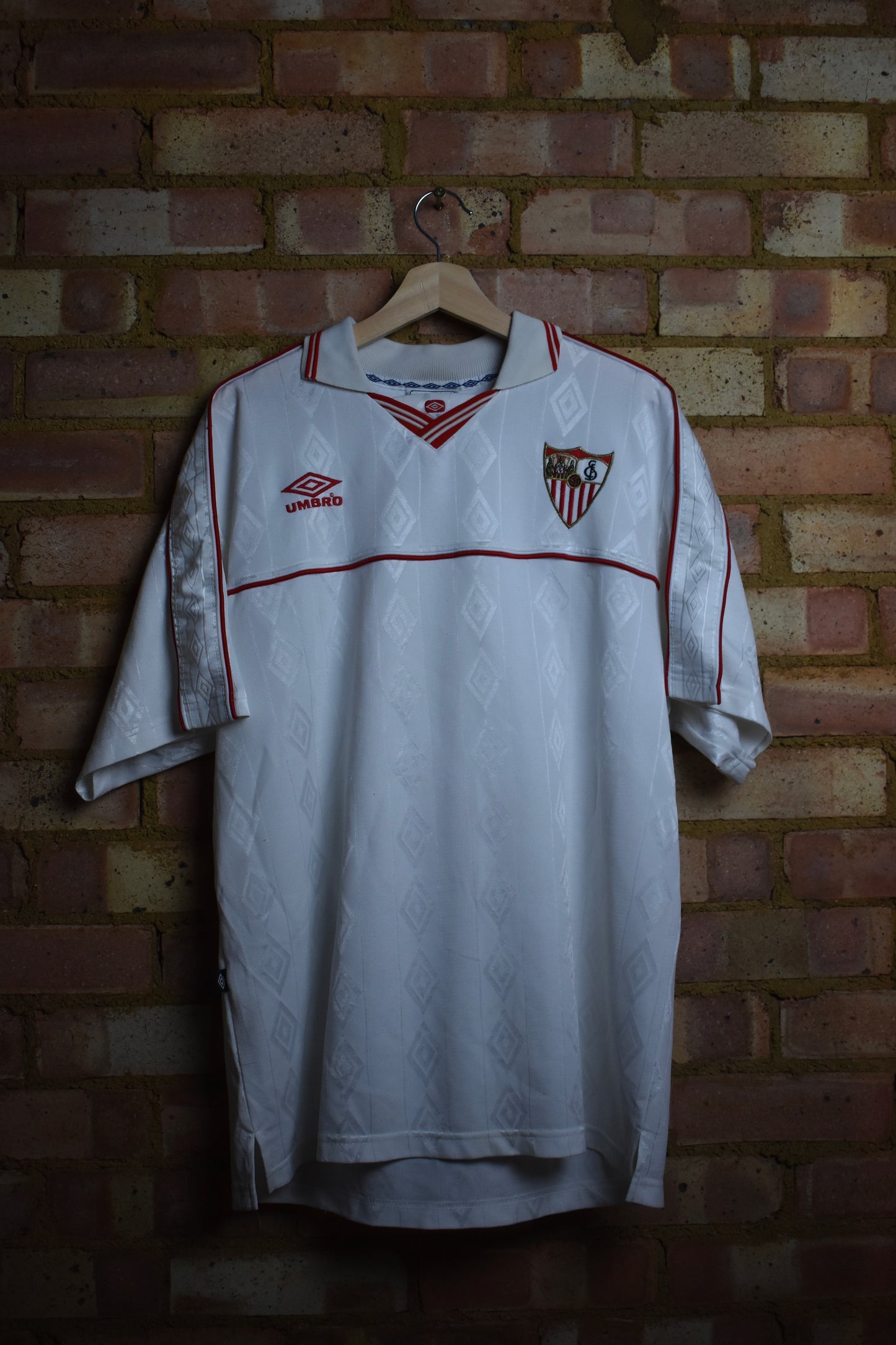 MATCH ISSUE 2000/01 Sevilla home shirt #7 (IVAN JURIC) - XL