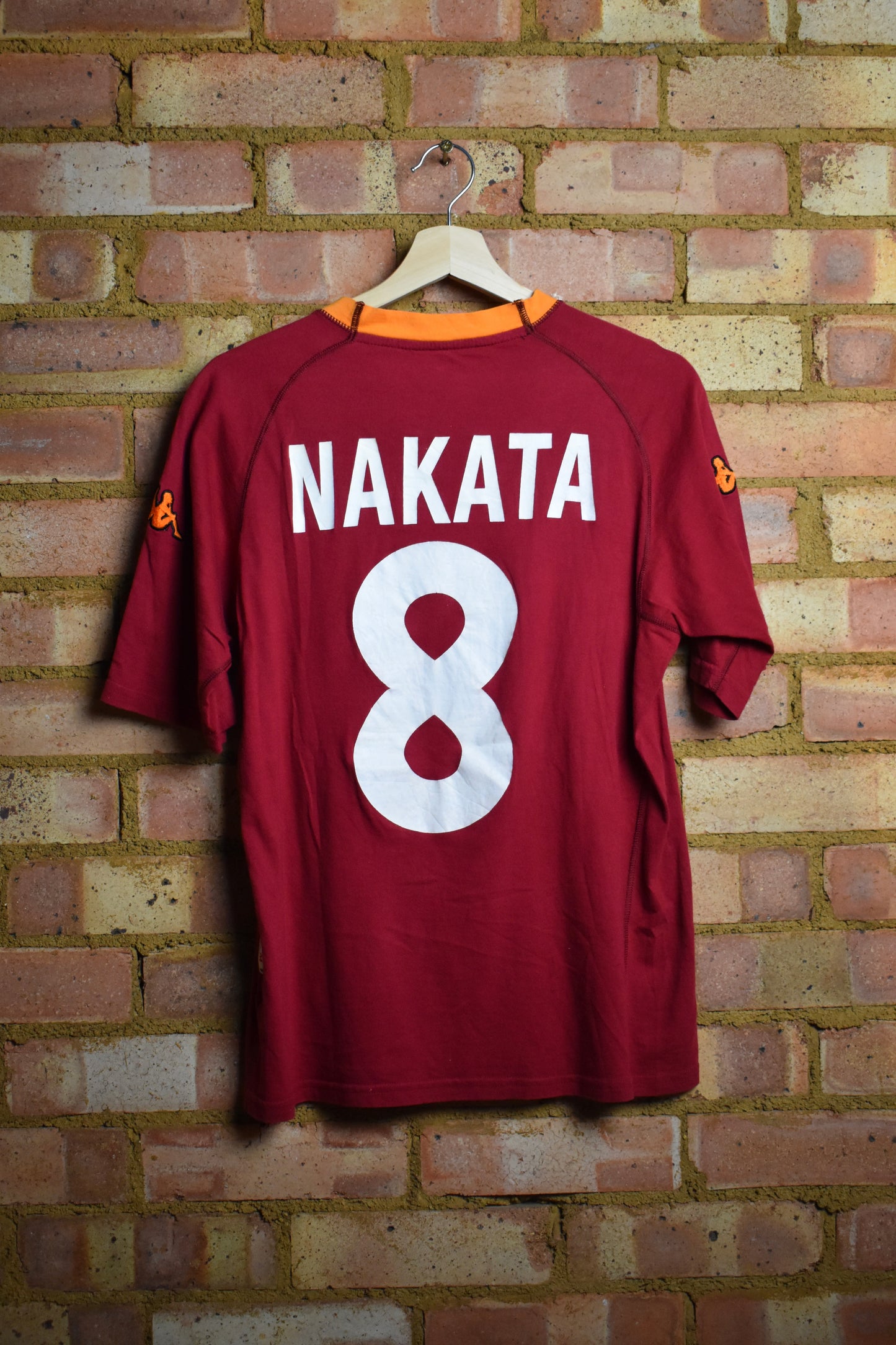 2000/01 Roma home shirt *NAKATA #8* - M