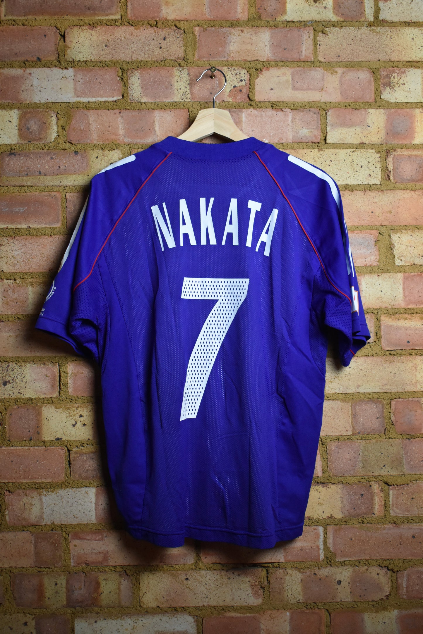 PLAYER ISSUE 2002 Japan home shirt *NAKATA #7* - L