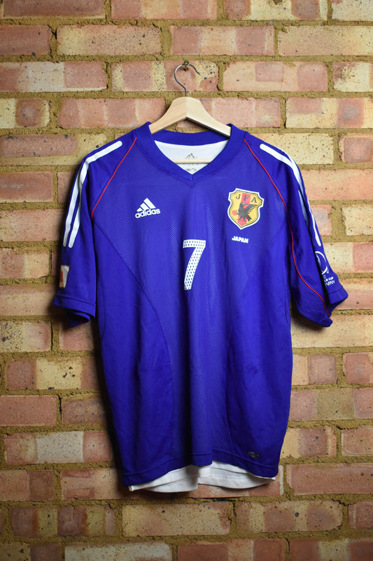 PLAYER ISSUE 2002 Japan home shirt *NAKATA #7* - M