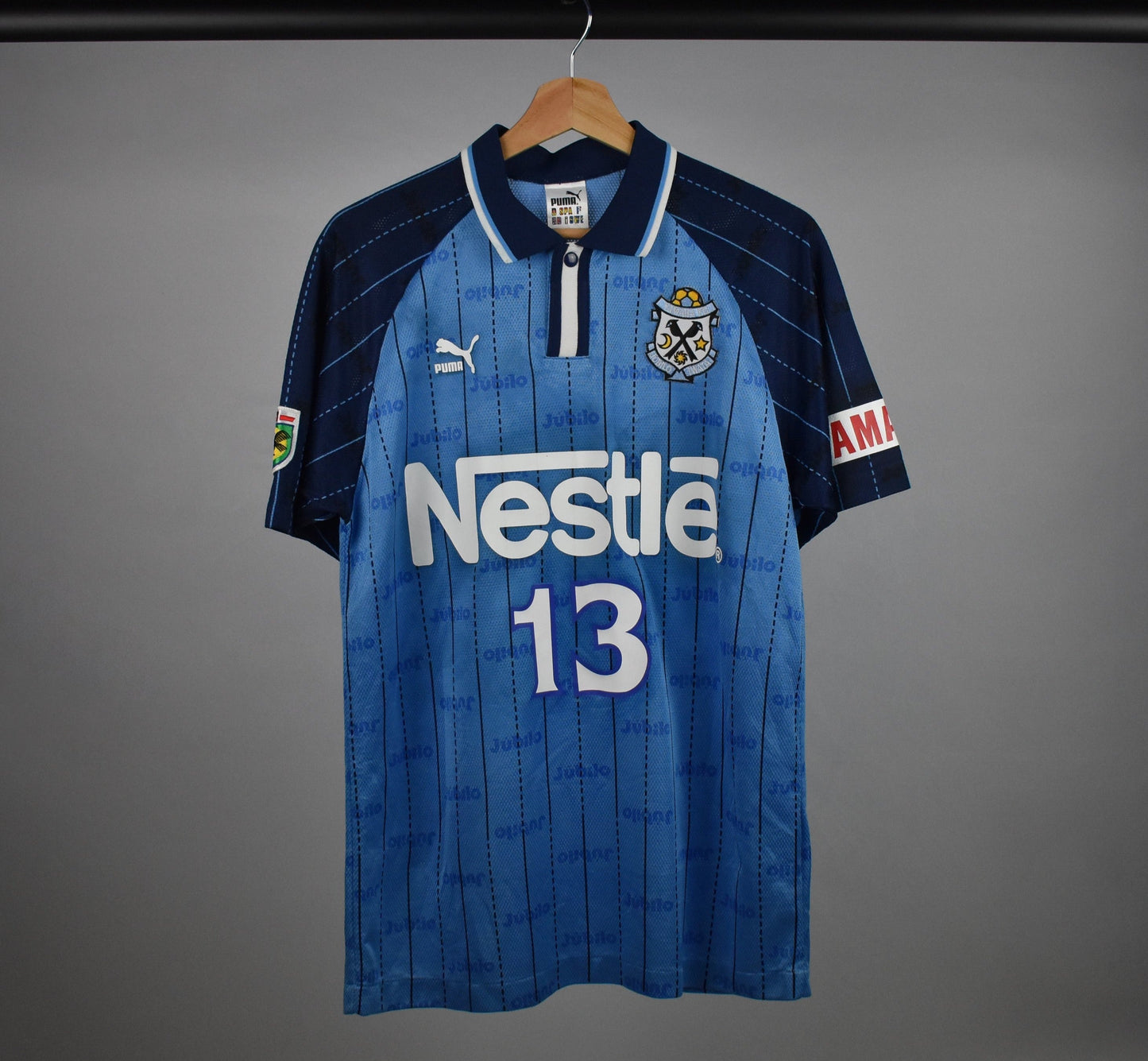1998/99 Jubilo Iwata home shirt #13 KAWAGUCHI- M