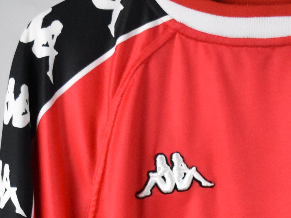 1999/00 Monaco *MATCH WORN/ ISSUE* 4th shirt (#9 TREZEGUET) - XL