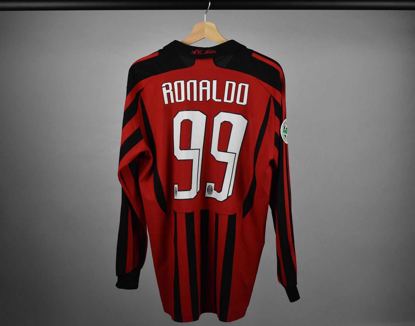 2007/08 AC Milan home shirt (#99 RONALDO) - M