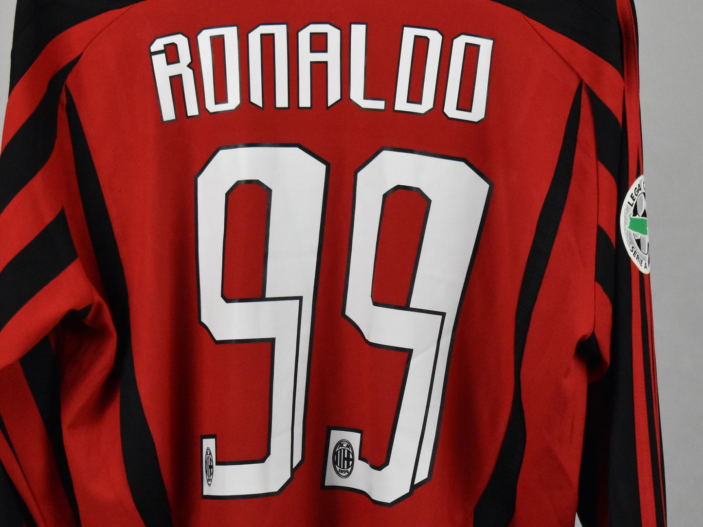 2007/08 AC Milan home shirt (#99 RONALDO) - M