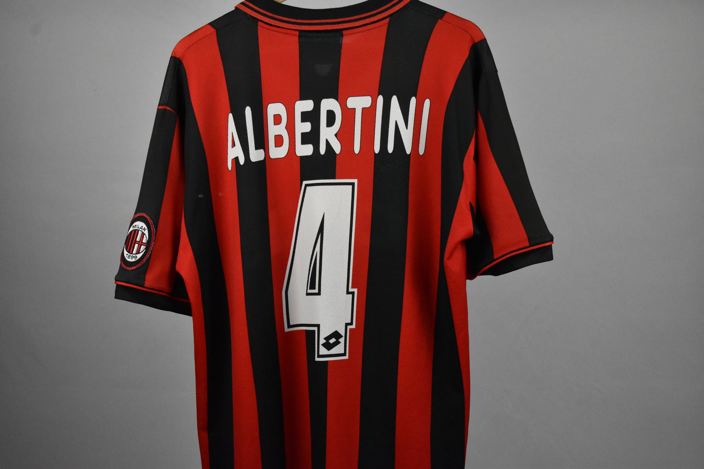 1996/97 AC Milan home shirt (#4 ALBERTINI) - L