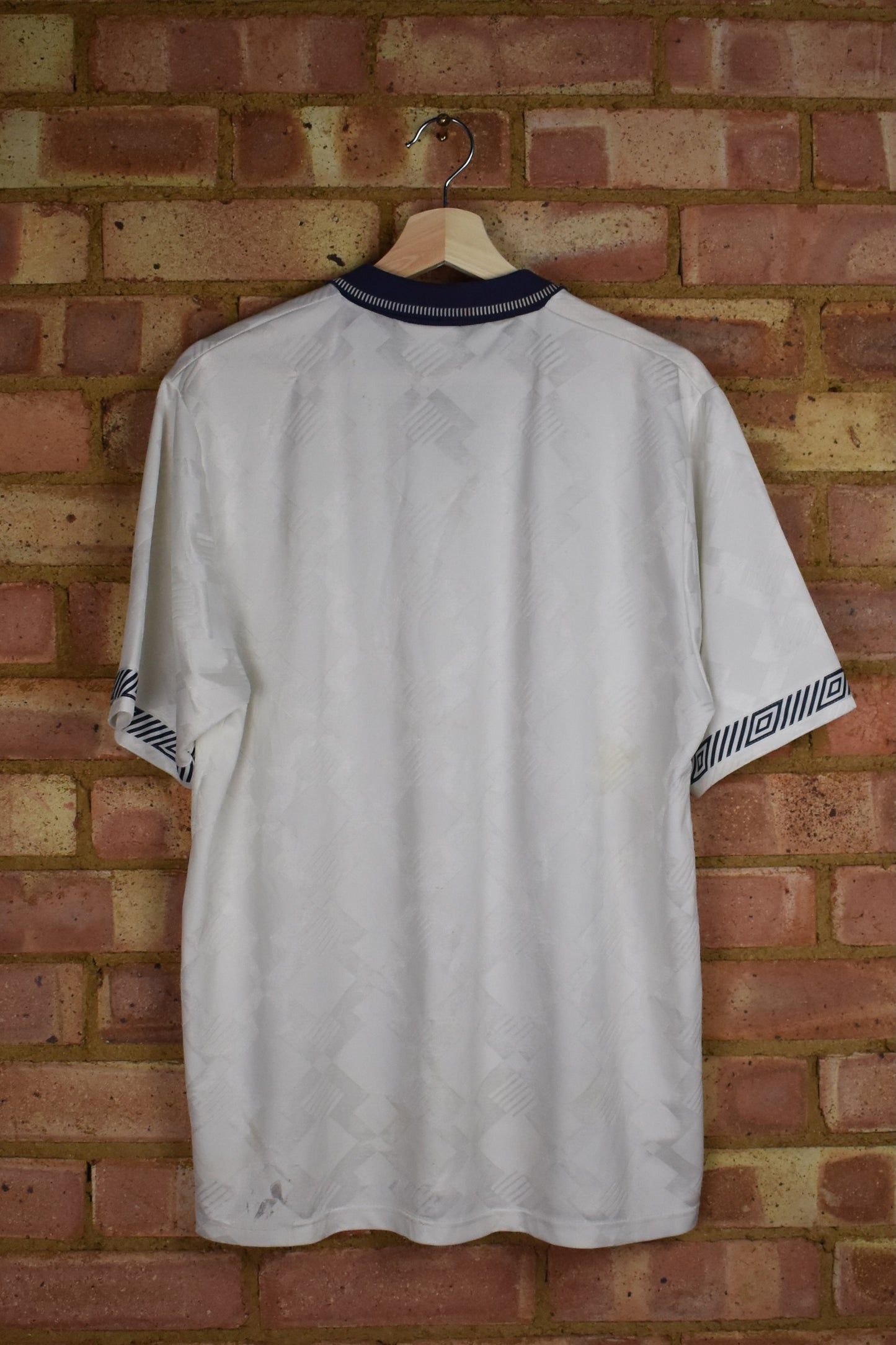 1990 England home shirt - L