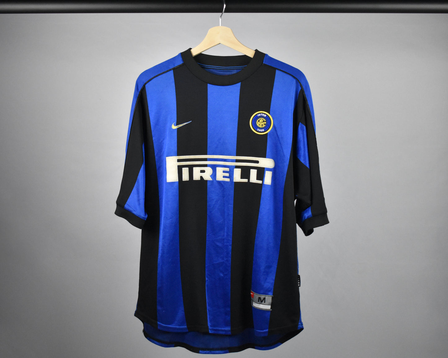 1999/00 Inter Milan Home shirt (#1+8 ZAMORANO) - M