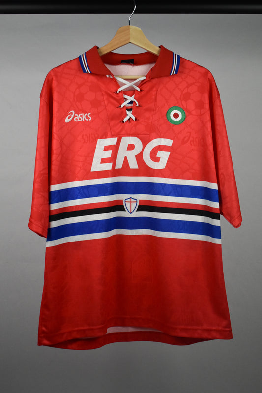 1994/95 Sampdoria third shirt #10 (MANCINI) - XL