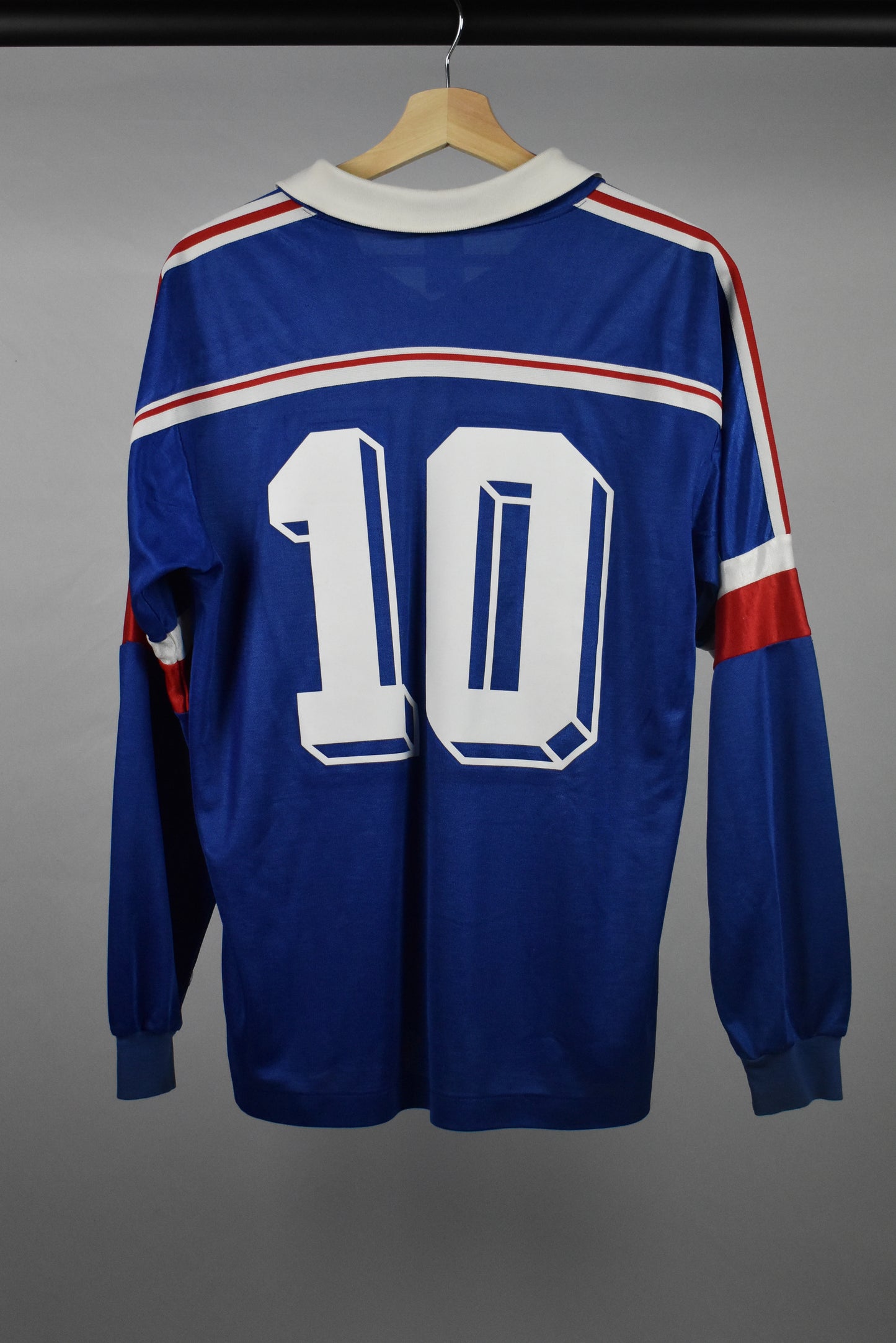 1986 France home shirt #10 (PLATINI) - L