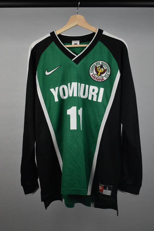 PLAYER ISSUE Tokyo Verdy (Womens team) 1996 home shirt #11 - L