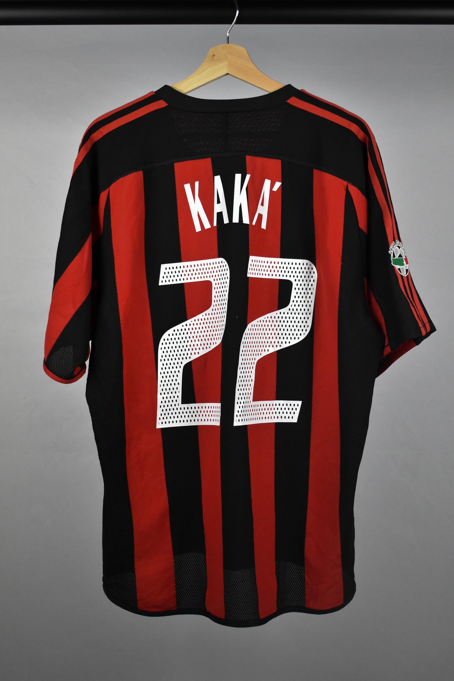 PLAYER ISSUE 2003/04 AC Milan home shirt *KAKA #22* - XL