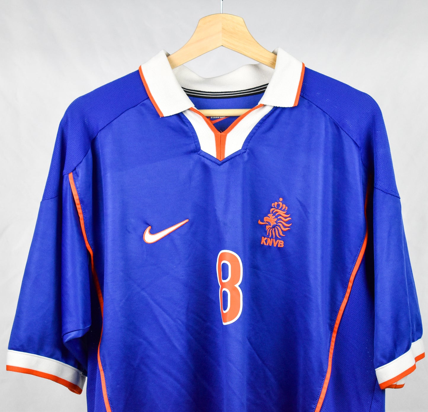 1998-00 Netherlands away shirt (BERGKAMP #8)-XL
