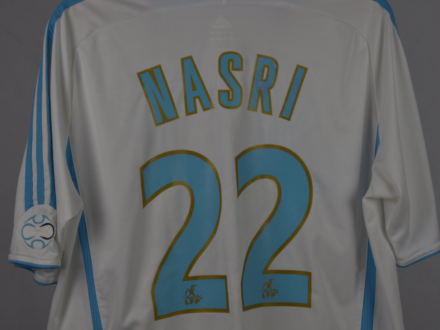 2006/07 Marseille home shirt (NASRI #22)-L
