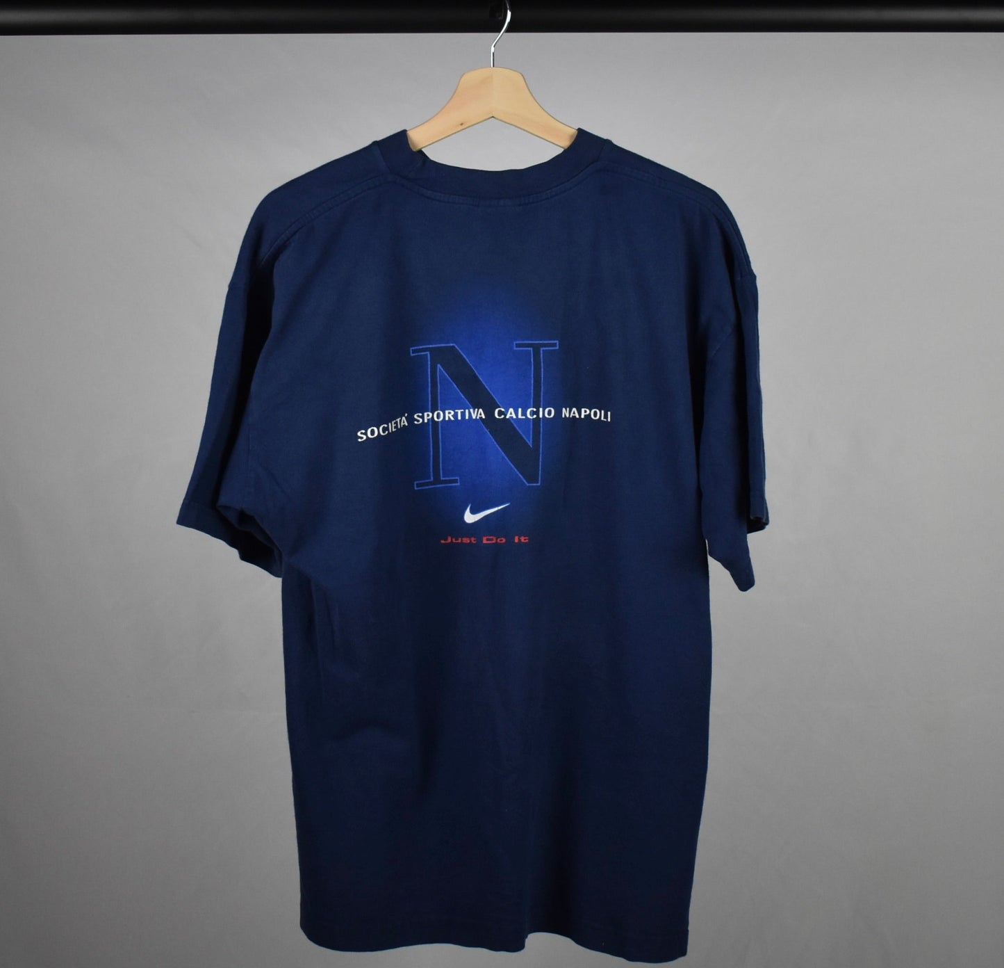 1998 Napoli "JUST DO IT" leisure shirt-L