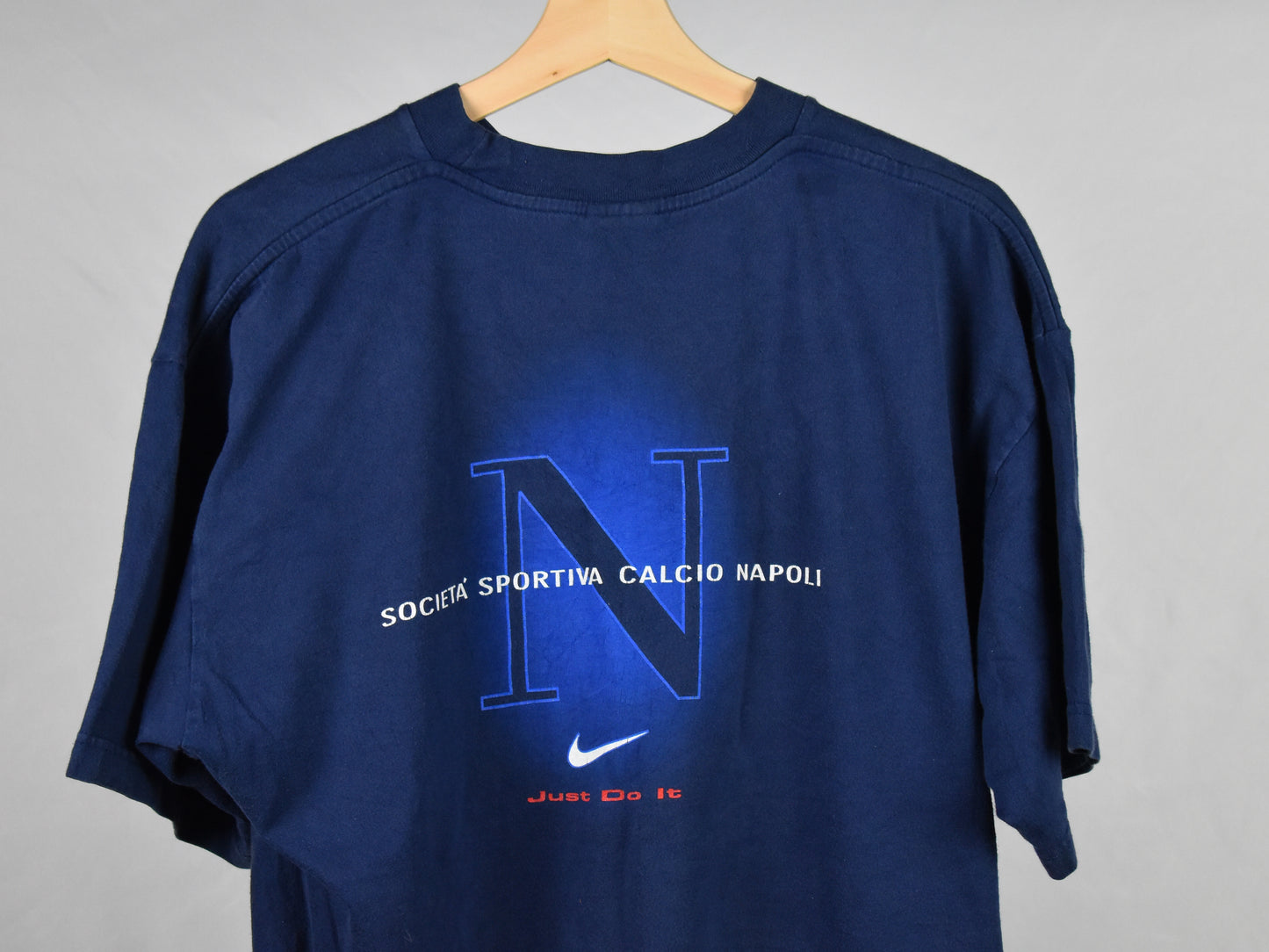 1998 Napoli "JUST DO IT" leisure shirt-L