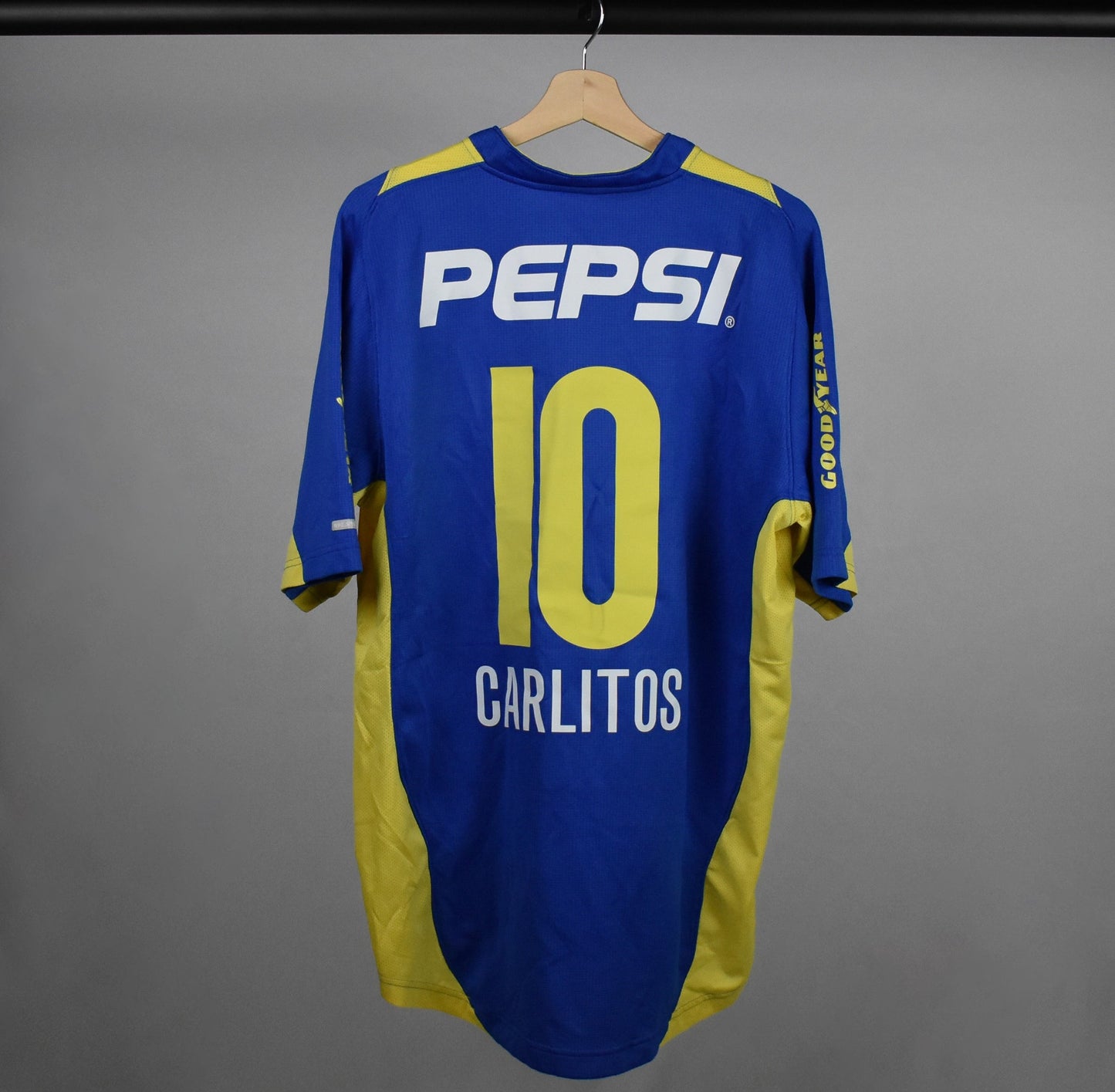 2004/05 Boca Juniors home shirt (#10 TEVEZ)-XL