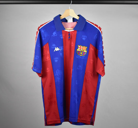1993/94 Barcelona European Cup shirt #8 (STOICHKOV) - L