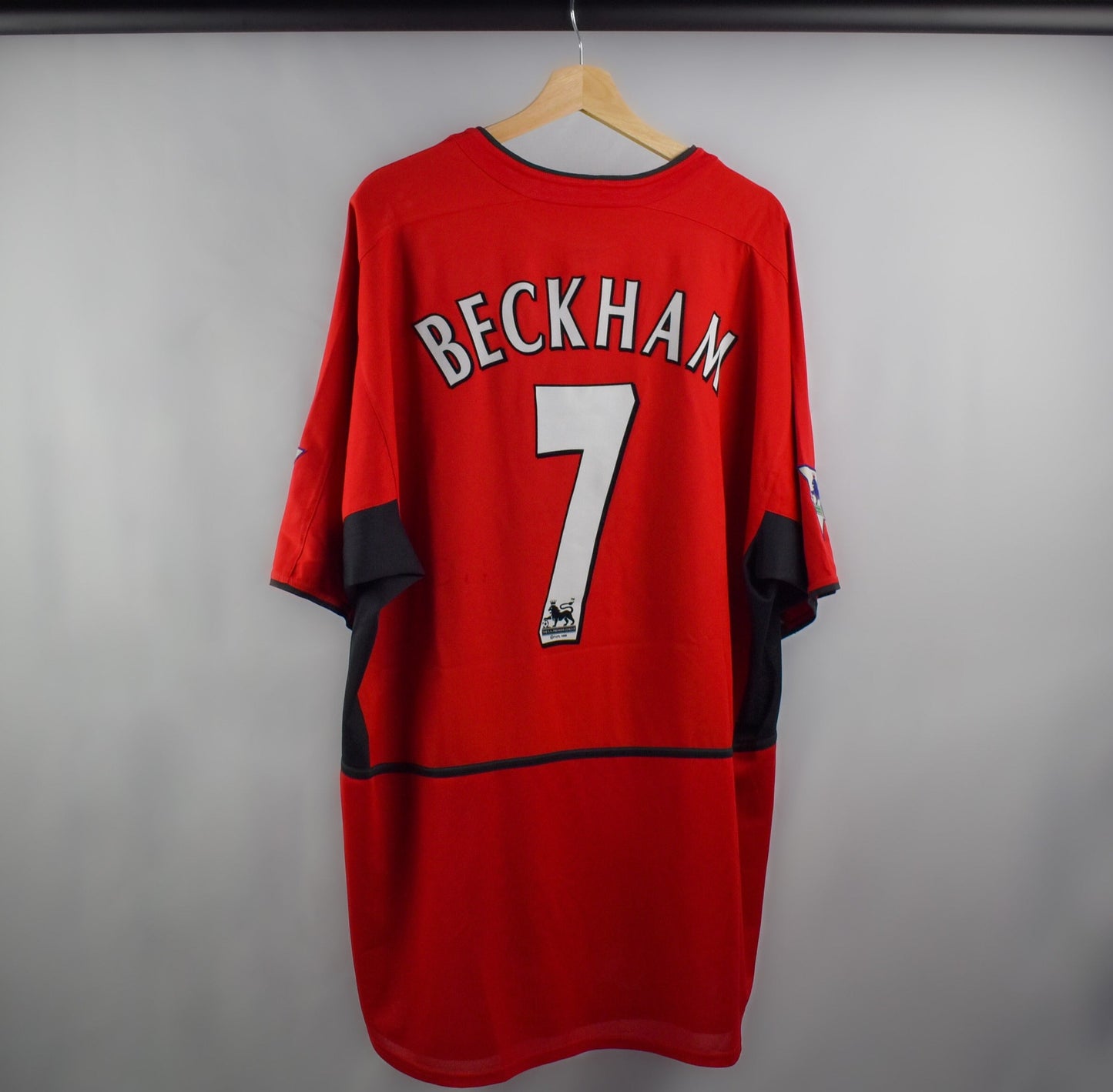 2002-04 Manchester United home shirt (BECKHAM #7)-XXL