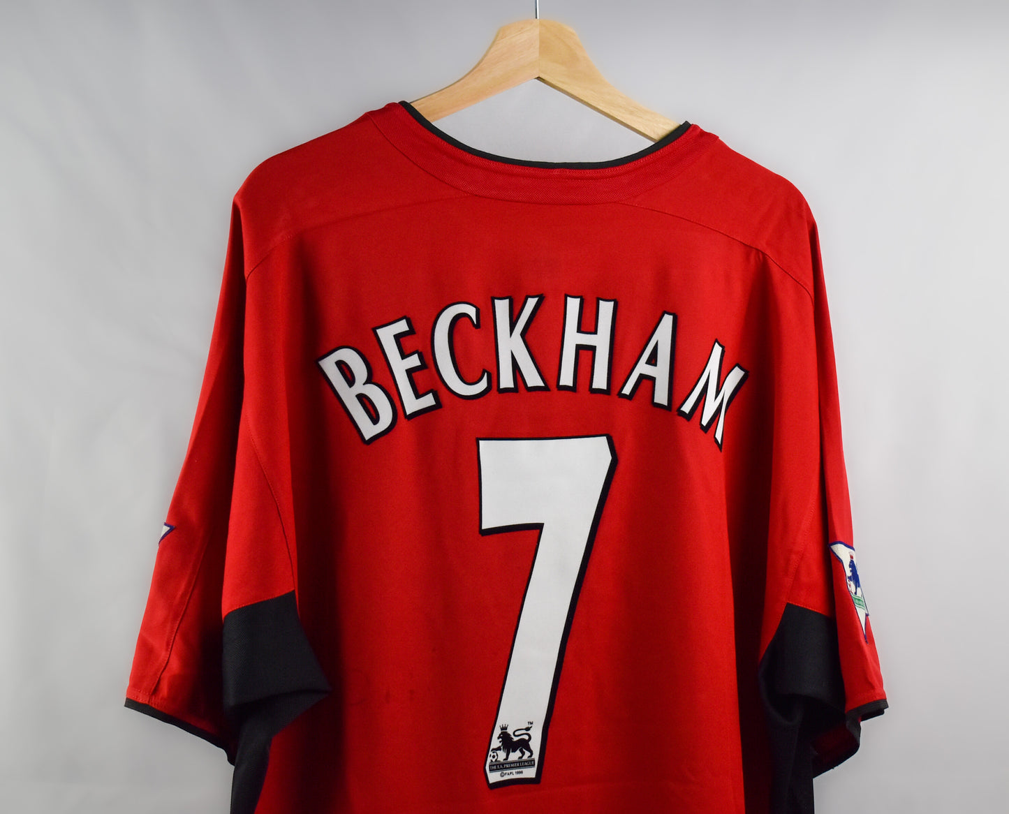 2002-04 Manchester United home shirt (BECKHAM #7)-XXL