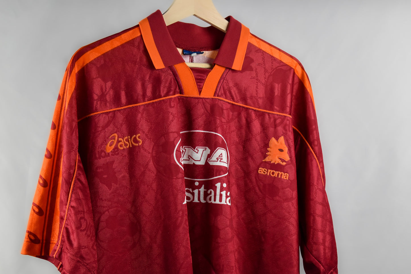 1995/96 Roma home shirt-L