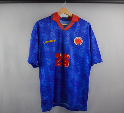 1994 Colombia away shirt- M