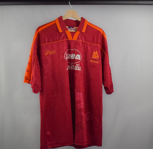 1995/96 Roma home shirt-L