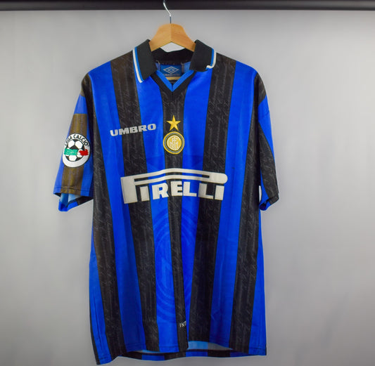 1997/98 Inter Milan home (RONALDO #10) shirt-M