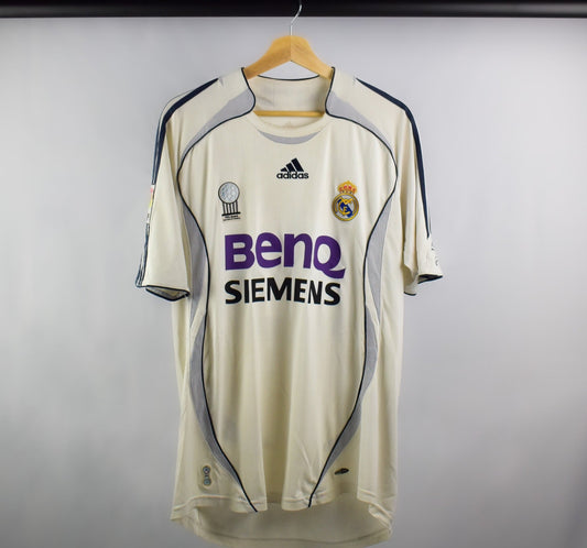 2006/07 Real Madrid home shirt (BECKHAM #23)-M
