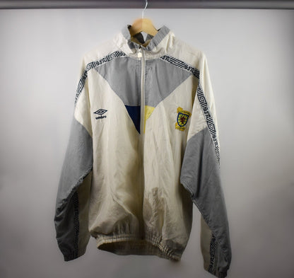 1990-92 Scotland training jacket-L