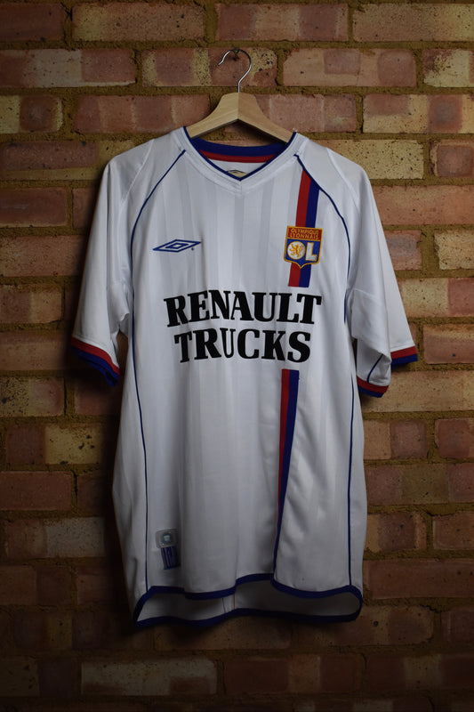 2002/03 Lyon home shirt - M