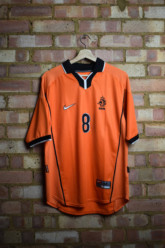 1998 Netherlands home shirt *BERGKAMP #8* - M