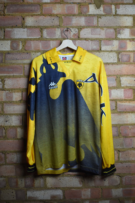 1997/98 AEK Athens home shirt - M