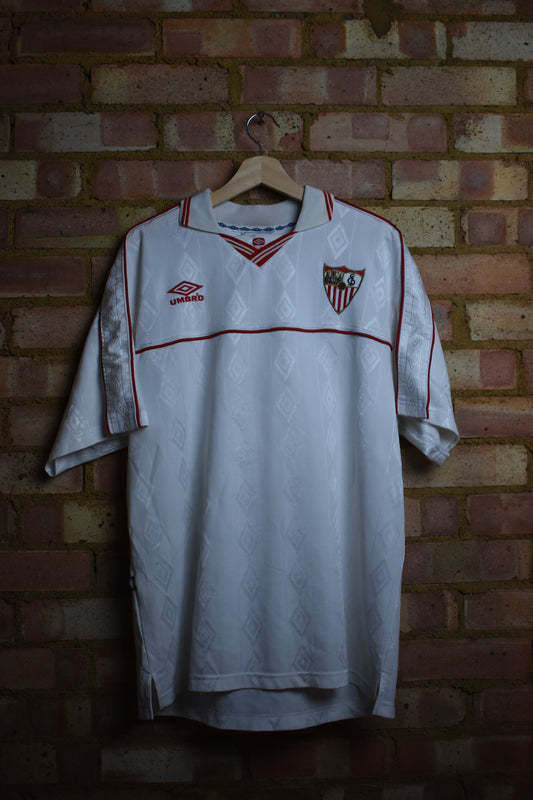MATCH ISSUE 2000/01 Sevilla home shirt #7 (IVAN JURIC) - XL