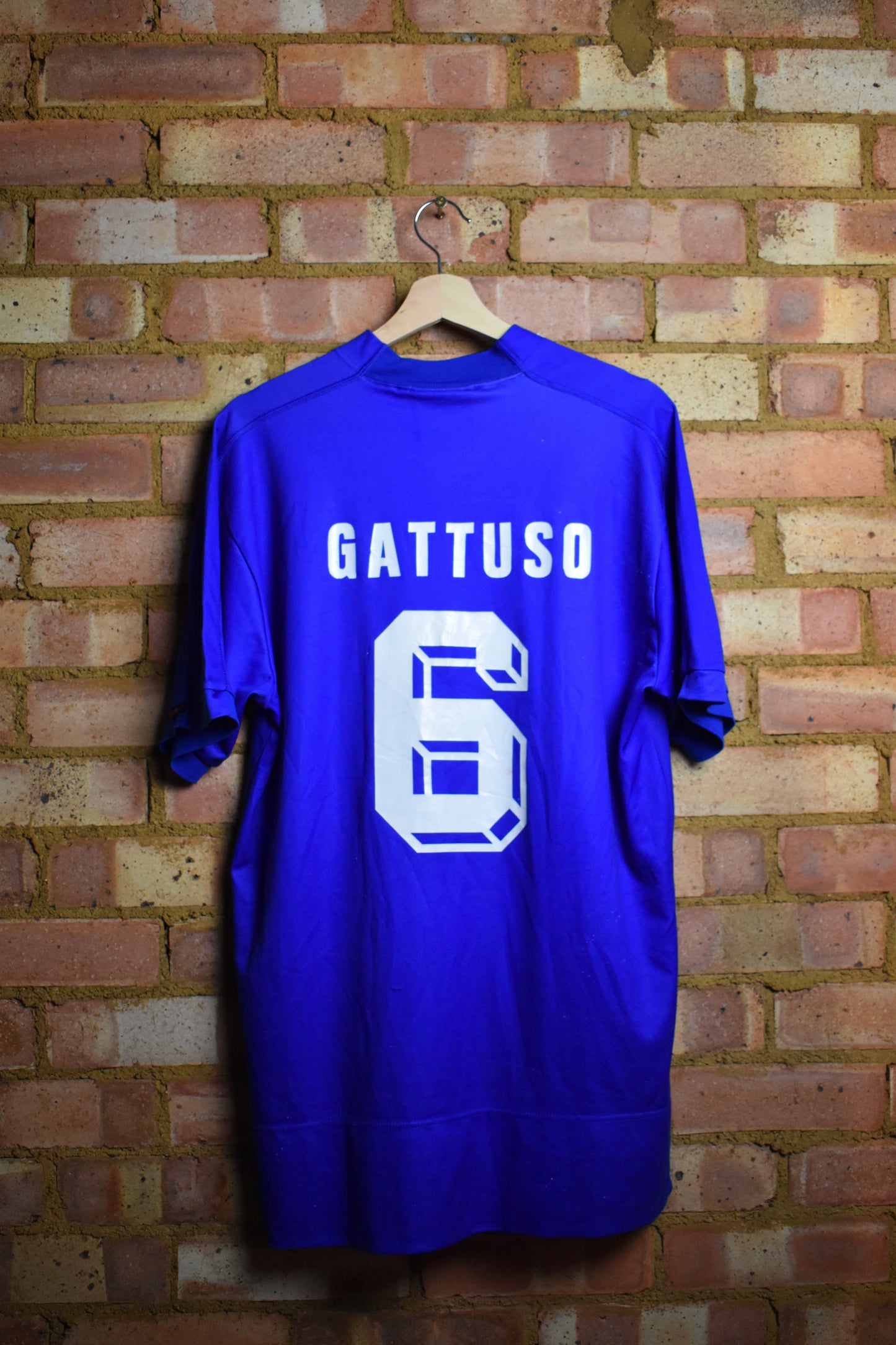 1999 Italy home shirt *GATTUSO #6* - L