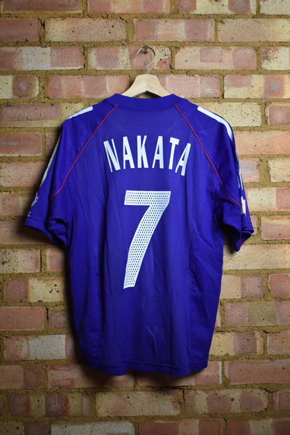 PLAYER ISSUE 2002 Japan home shirt *NAKATA #7* - L