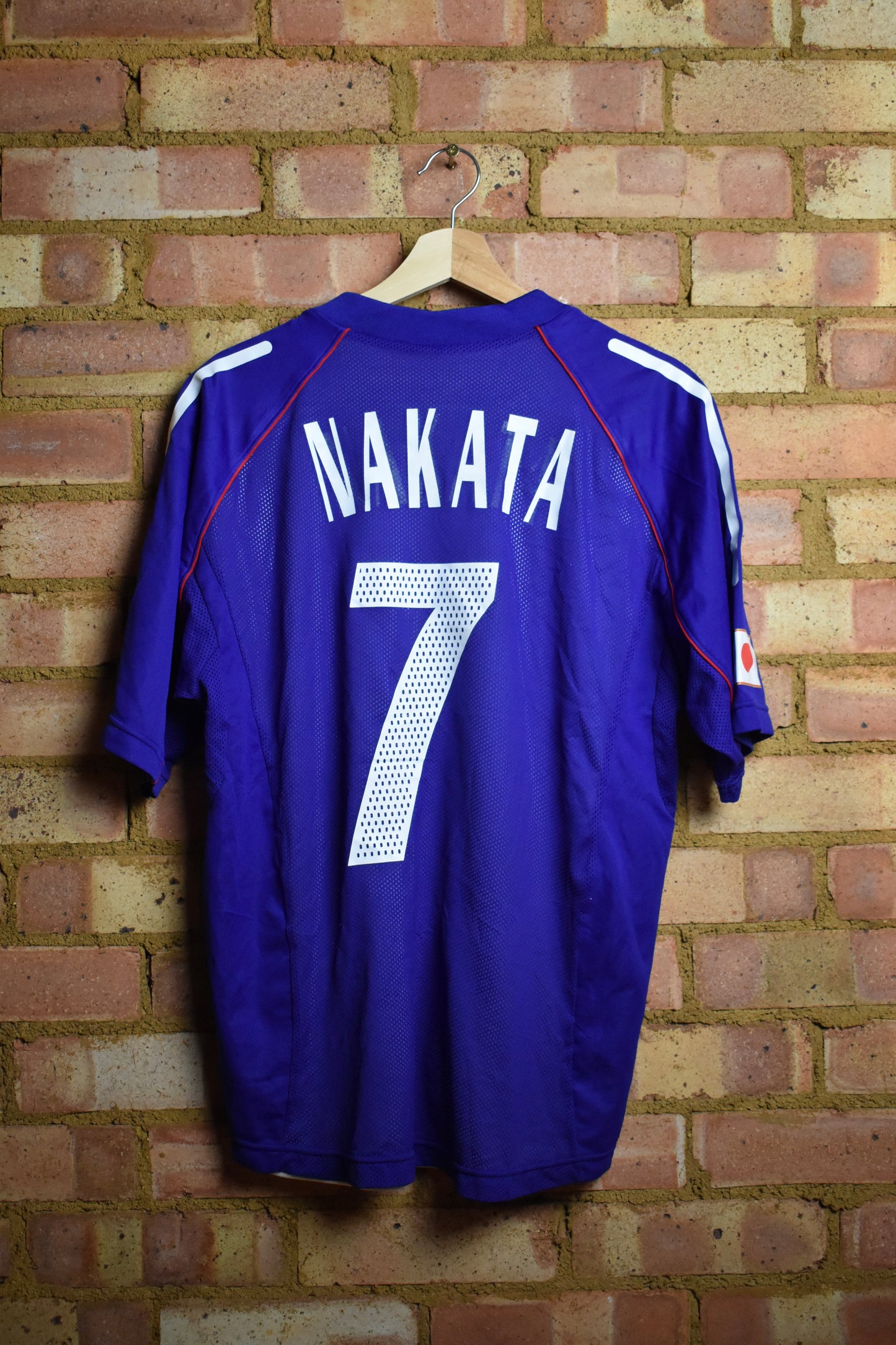 PLAYER ISSUE 2002 Japan home shirt *NAKATA #7* - M