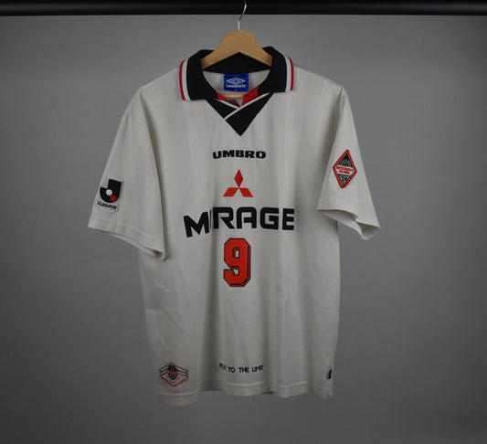 1997 Urawa Red Diamonds away shirt #9- M