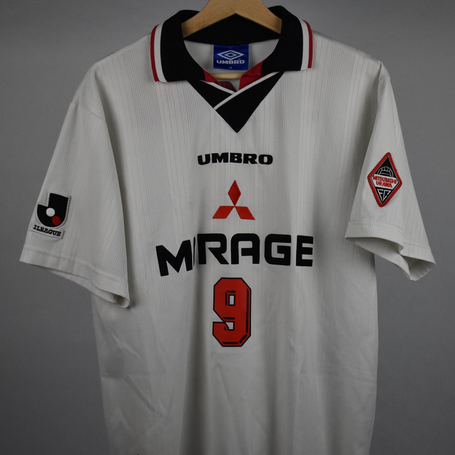 1997 Urawa Red Diamonds away shirt #9- M