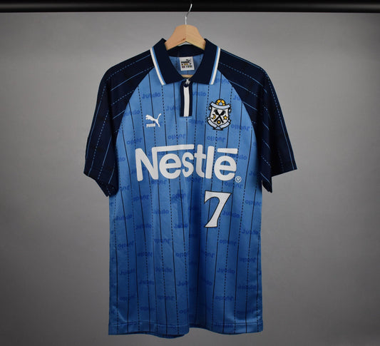 1998/99 Jubilo Iwata home shirt #7 NANAMI- L