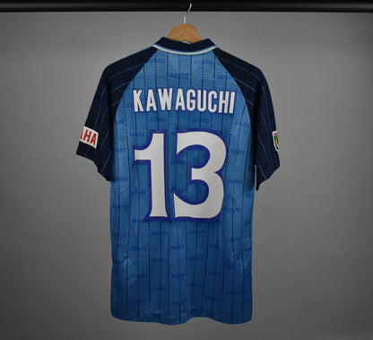 1998/99 Jubilo Iwata home shirt #13 KAWAGUCHI- M