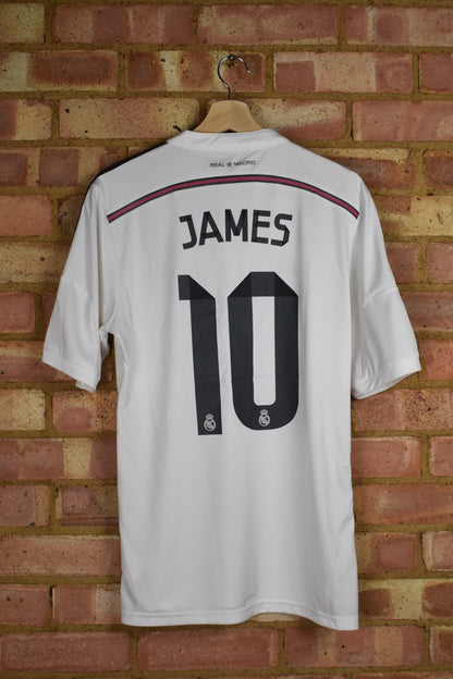 2014/15 Real Madrid home shirt #10 JAMES - M