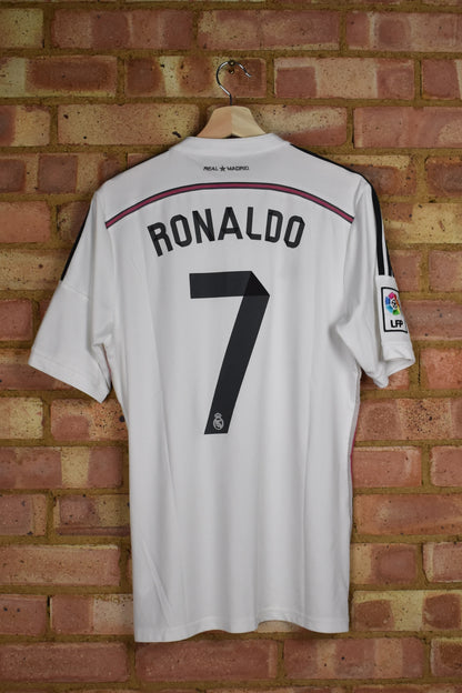 2014/15 Real Madrid home shirt #7 RONALDO - M