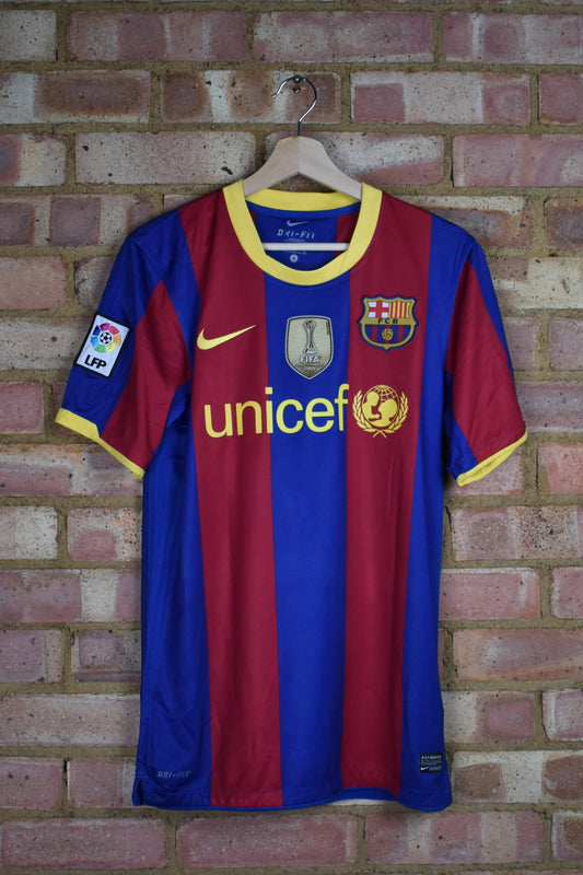 2010/11 Barcelona home shirt #6 XAVI - S