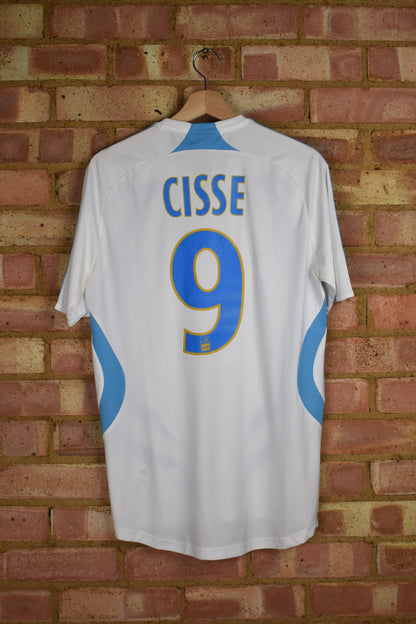2007/08 Marseille home shirt #9 CISSE -S