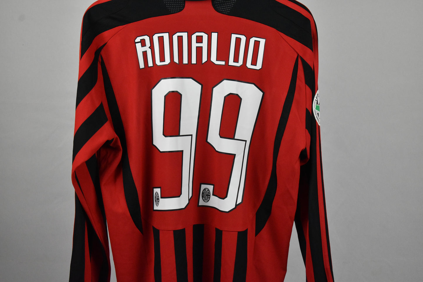 2007/08 AC Milan home shirt (#99 RONALDO) - M